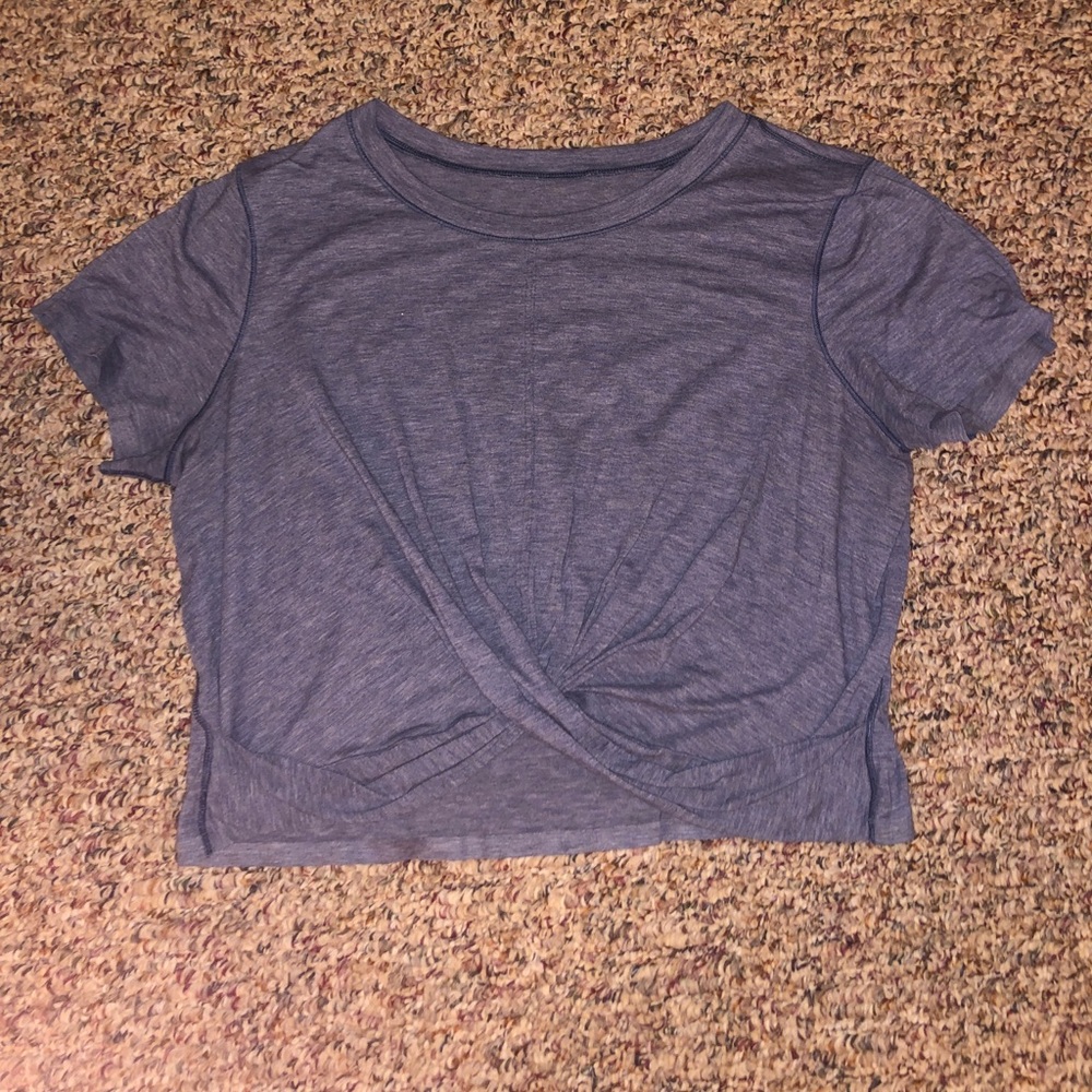 Lululemon Cropped Twist Shirt